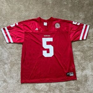Vintage Adidas Nebraska Cornhuskers Football Jersey - Size XL